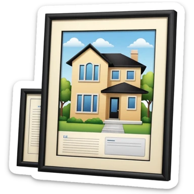 documents and personal license deuda casa sticker