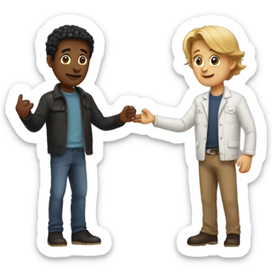 friends parting sticker