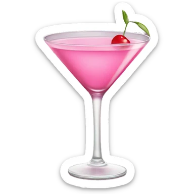 Pink martini sticker