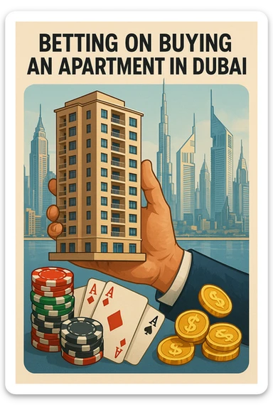 Betting on buying an apartment in Dubai sticker