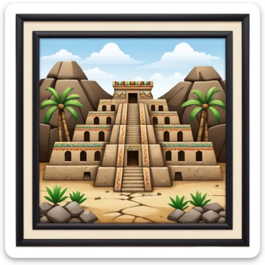 aztec school, no people sticker