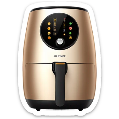Light glow from Air fryer  sticker