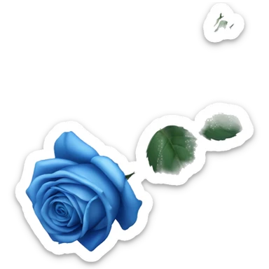 ado blue rose sticker