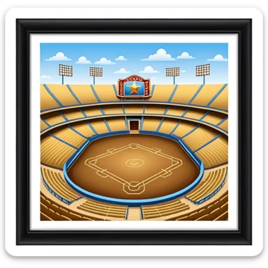 Rodeo stadium sticker