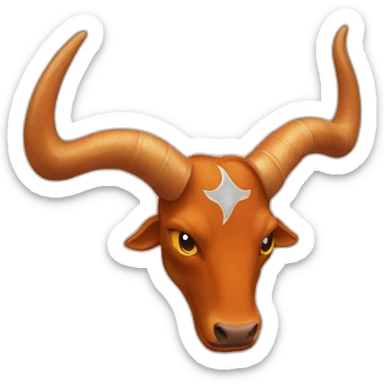 HOOK 'EM HORNS sticker