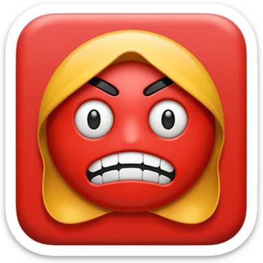 a warning that says "mentira" sticker