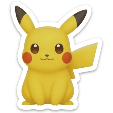 Pikachu sticker
