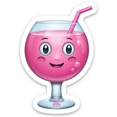 pink buzzball alcohol sticker