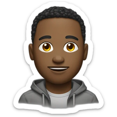 light skinned African tech bro sticker