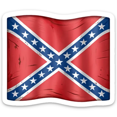  confederate flag emoji sticker
