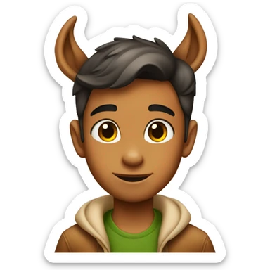 Bambi deer boy sticker