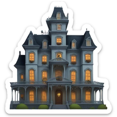 Haunted mansion  sticker