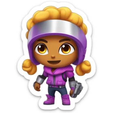 émoji brawl stars avec shelly sticker