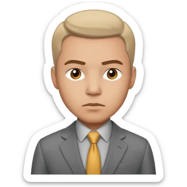 Hombre de negocios, dealer sticker