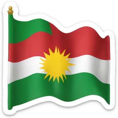 Kurdistan flag emoji sticker