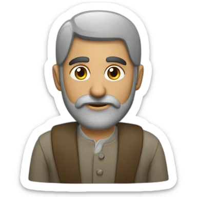 Armenian man learning sticker