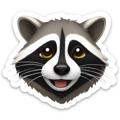 Raccoon sticker