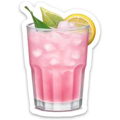 pink Paloma drink ice salt  sticker