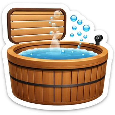 hot tub sticker