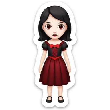 vampire kids with opticals half dress sticker