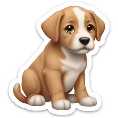 Stafford puppy sticker