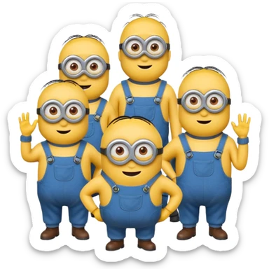 gru minions sticker