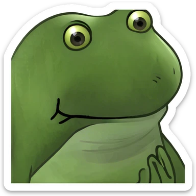 Eye roll with eyelashes sticker