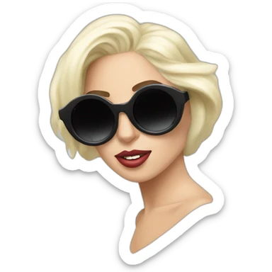Lady gaga paparazzi sticker