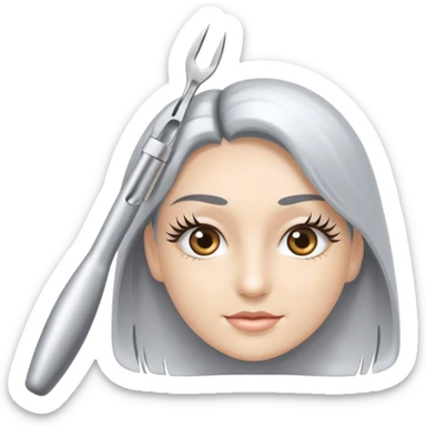 Lash application tools sticker