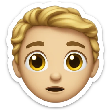 crying dispair sticker