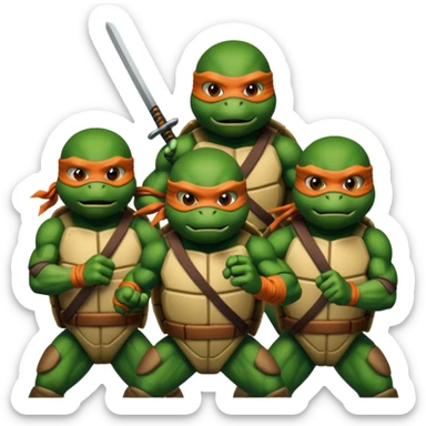 Ninja turtles sticker