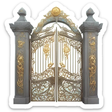 Gates of heaven sticker