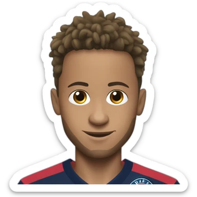 Neymar junior au psg sticker