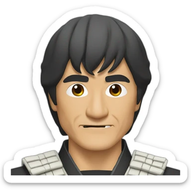 Jackie Chan samurai sticker