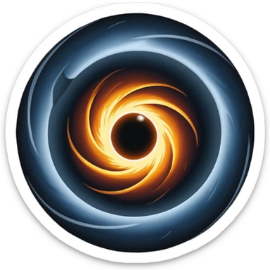 Un trou noir sticker