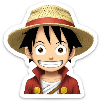 Monkey D Luffy from One Piece sticker