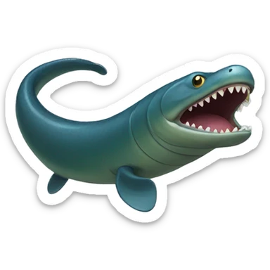 angry electric eel sticker