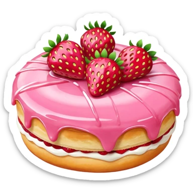 Strawberry Glaze Pastries
 sticker