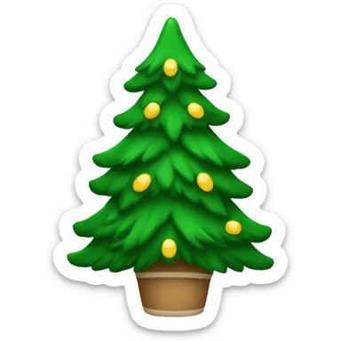 Christmas tree with uggs sticker