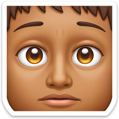 Extreme closeup, no recording, stuck sticker