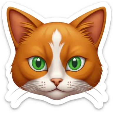 Crée moi un chat qui a l’air d’un farfadet malicieux sticker