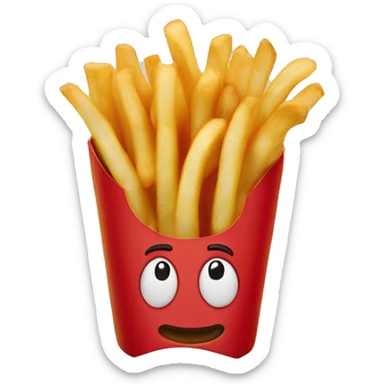McDonald’s French fry sticker