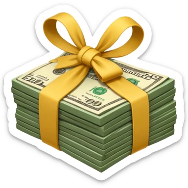 a bundle of money sticker