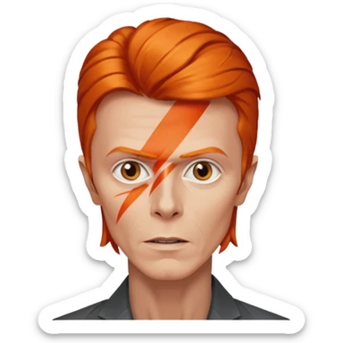 David Bowie sticker