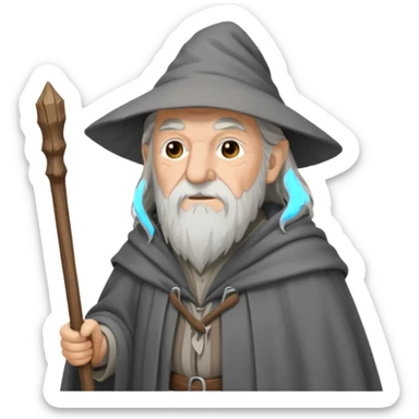 Gandalf the grey sticker