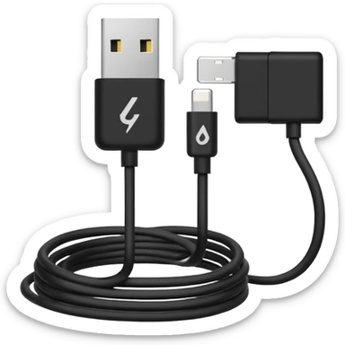 charge cable sticker