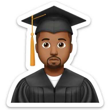 Graduation kanye west sticker