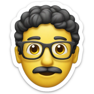 rana con lentes sticker