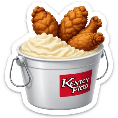 Kentucky fried chicken sticker