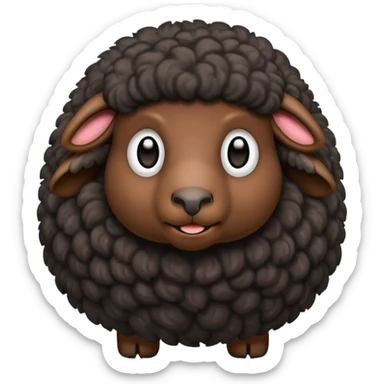 black sheep flipping the bird sticker